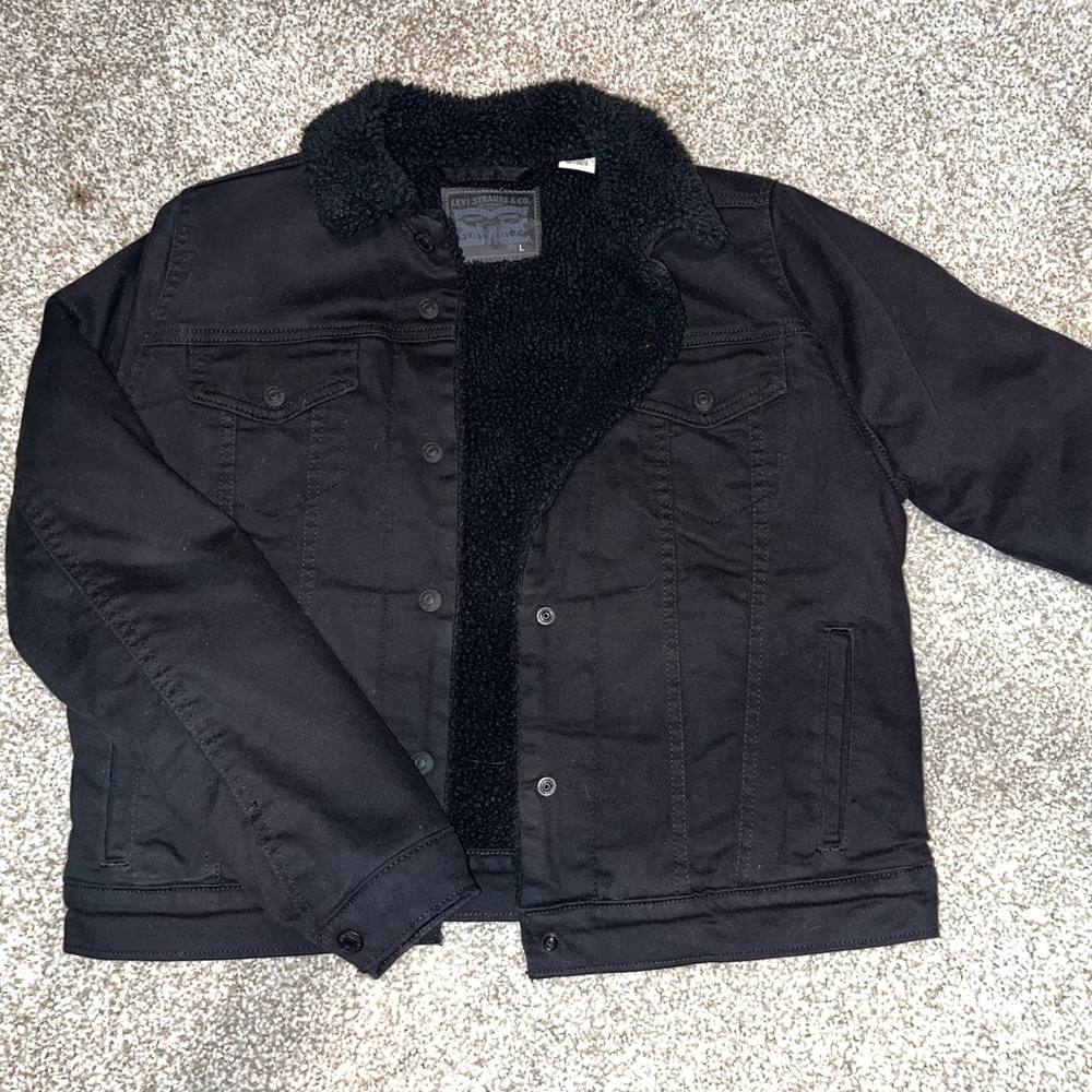 Levi’s Denim Sherpa Jacket